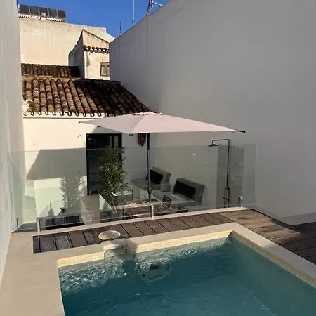Ferienhaus Unique Townhouse With Rooftop Pool *